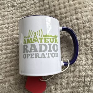 Ceramic mug with Amateur Radio logo